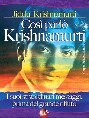 cover image of Così parlò Krishnamurti
